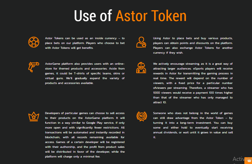 Astor Benefits