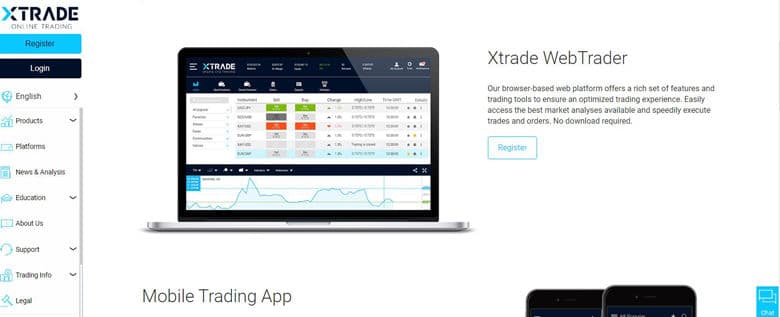 Xtrade Trading Platform