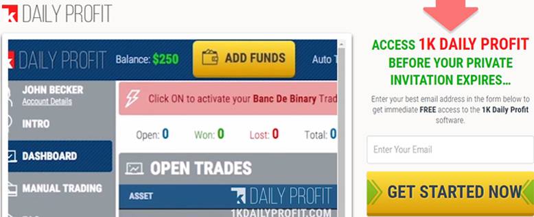 How does the 1K Daily Profit Work?