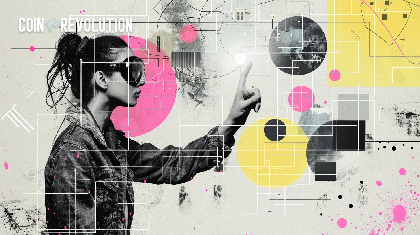 A woman makes a forecast on the financial markets